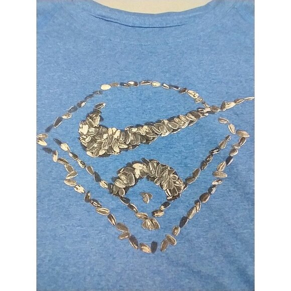 Nike Dri Fit Men’s T Shirt Athletic Baseball Diamond Sunflower Seeds L - Picture 3 of 6